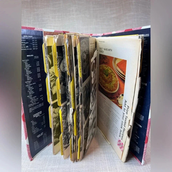 VTG Better Homes & Gardens New Cookbook 1968 Edition 5 ring binder/tabs bonus ** - Picture 5 of 7